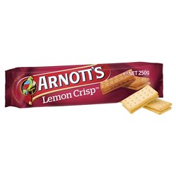ARNOTT'S BISCUIT LEMON CRISP 20 X 250GM