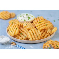 BESPOKE POT CHIP WAFFLE FRIES 4 X 2.25KG