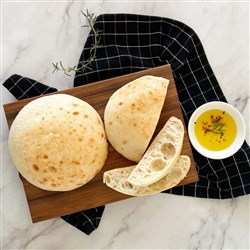 BAKERS MAISON MED ROUND TURKISH BREAD ROLL 60 X 125GM