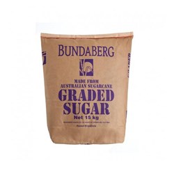BUNDABERG WHITE SUGAR GRADED 15KG
