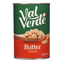 VAL VERDE BUTTER BEANS 400GM