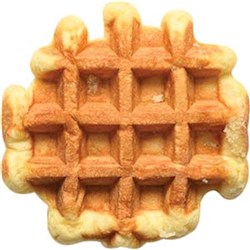 AUSTRALIAN WAFFLE CO BELGIAN STYLE LIEGE WAFFLES 50 X 85GM