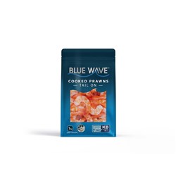 BLUE WAVE 100/200 PEELED & CKD PRAWN 1KG