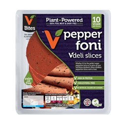 VBITES FOODS VEGAN SLICED PEPPERONI SALAMI 500GM