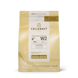 CALLEBAUT 28% WHITE CHOCOLATE 2.5KG