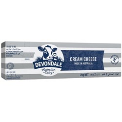 DEVONDALE CREAM CHEESE BLOCK 2KG