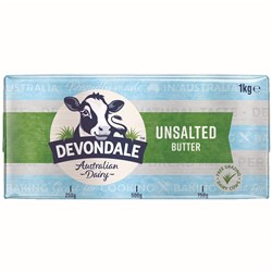 DEVONDALE UNSALTED BUTTER 1KG