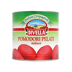 DIVELLA WHOLE PEELED TOMATO 2.55KG