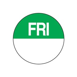 DATE DOTS 24MM ROUND FRIDAY 1000's