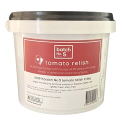 BATCH NO. 5 TOMATO RELISH 2.4KG