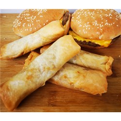 GOLDEN FAN CHEESEBURGER SPRING ROLL 1KG