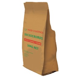 GF FOOD COATINGS COARSE WHITE BREADCRUMBS 10KG