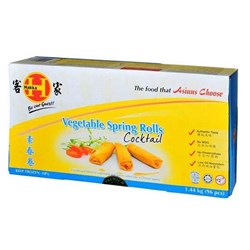 HAKKA COCKTAIL VEGETABLE SPRING ROLL 96 X 15GM