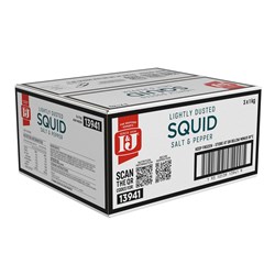 I&J DUSTED SALT & PEPPER SQUID 3 X 1KG