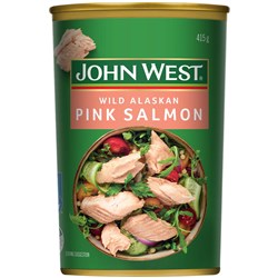 JOHN WEST PINK SALMON 415GM