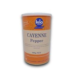 KRIO KRUSH CAYENNE PEPPER 500GM