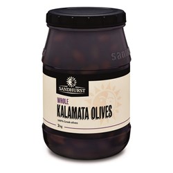 SANDHURST WHOLE KALAMATA OLIVES 2KG