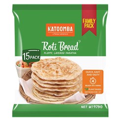 KATOOMBA ROTI PARATHA BREAD 10 X (15 X 65GM)