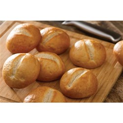 LAURENT ROUND WHITE DINNER BREAD ROLL 90 X 35GM