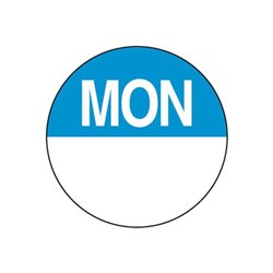 DATE DOTS 24MM ROUND MONDAY 1000's