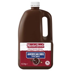 MASTERFOODS AMERICAN BBQ STYLE SAUCE 4.5KG