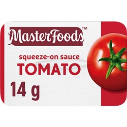 MASTERFOODS TOMATO SAUCE P/C 300 X 14GM