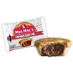 MRS MAC'S TRADITIONAL FAMOUS BEEF PIE 24 X 175GM