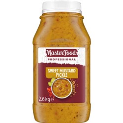 MASTERFOODS SWEET PICKLE MUSTARD 2.6KG