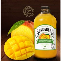 BUNDABERG BREWED DRINKS TROPICAL MANGO 12 X 375ML