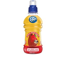 POP TOPS APPLE FRUIT DRINK 24 X 250ML
