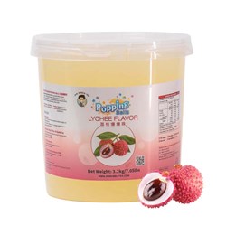 MR BUBBLE TEA LYCHEE POPPING BALLS 4 X 3.2KG