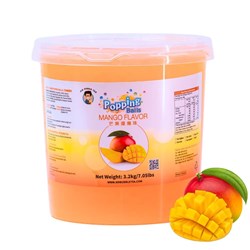 MR BUBBLE TEA MANGO POPPING BALLS 4 X 3.2KG