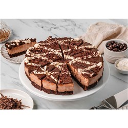 PRIESTLEY'S CHUNKY CHOC CHEESECAKE 16 X 136GM