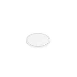 GENFAC 120MM ROUND CLEAR LID 500's