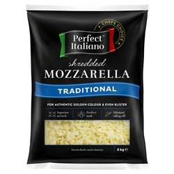PERFECT ITALIANO MOZZARELLA SHRED 2 X 6KG