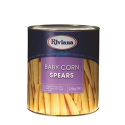 RIVIANA WHOLE BABY CORN SPEARS A10