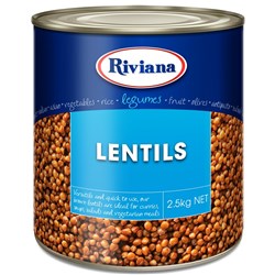 RIVIANA BROWN LENTILS 2.5KG