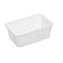 GENFAC 1000ML CLEAR RIBBED CONTAINER 500's
