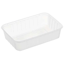 GENFAC 750ML CLEAR RIBBED CONTAINER 500's