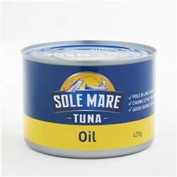 SOLE MARE TUNA IN OIL 425GM