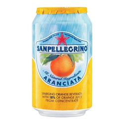SAN PELLEGRINO ARANCIATA CAN 24 X 330ML