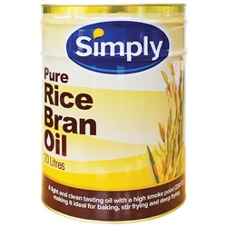 SIMPLY RICE BRAN OIL 20LT