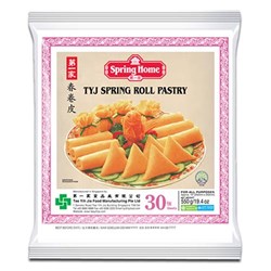 SPRING HOME 10" SPRING ROLL PASTRY 30 SHEETS (PER PKT)