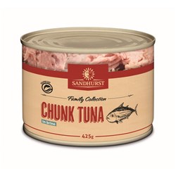 SANDHURST TUNA IN BRINE 425GM