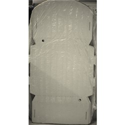 FIRST PACK 13" PIZZA BOX PLAIN TOP LOCK 50's