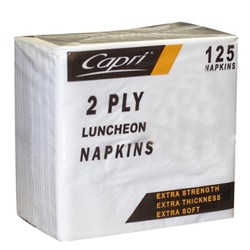 CAPRI WHITE 2 PLY LUNCHEON NAPKIN 2000's