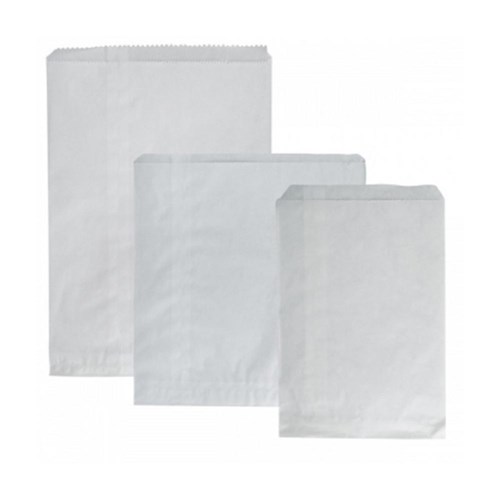 SHAMROCK SQUARE WHITE PAPER BAG 500's