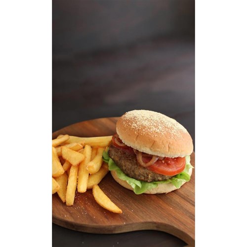 ANGEL BAY BEEF BURGER PAR COOKED 60 X 120GM