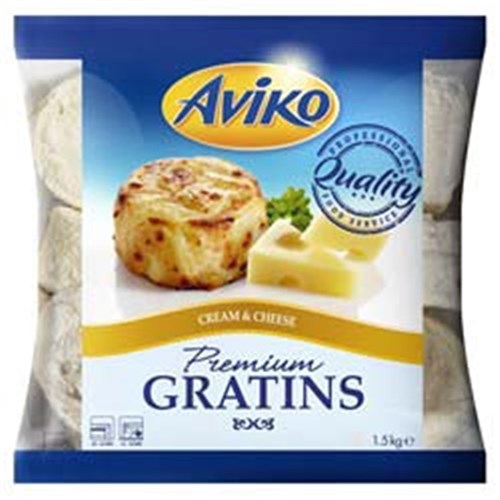 AVIKO AU GRATIN CREAM & CHEESE 1.5KG (15 UNITS)