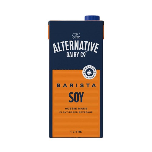 THE ALTERNATE DAIRY CO BARISTA SOY MILK UHT 12 X 1LT